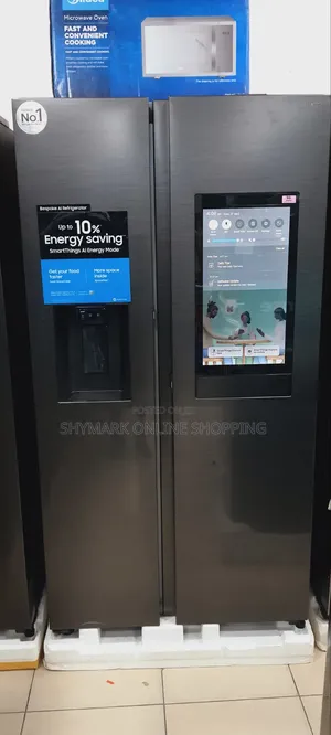 Samsung Bespoke Ai Side-by-Side Refrigerator Family Hub (Rs90f65anf)