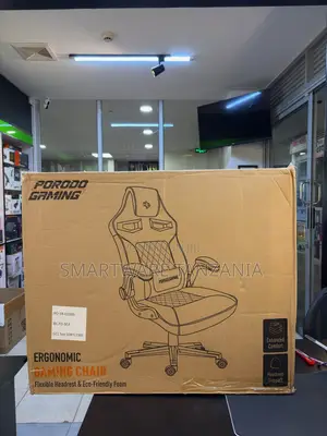 Porodo Ergonomic Gaming Chair With Headrest And Comfort Foam