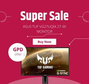 27” Asus Tuf Vg27uqia Monitor – Ultra Hd Gaming Display