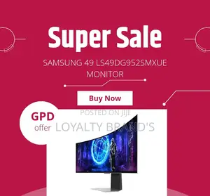 49” Samsung Odyssey Gaming Monitor Ls49dg952smxue – Super Ultrawide