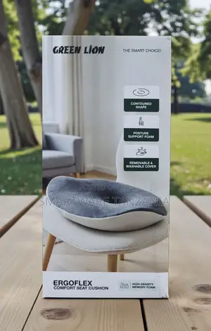 Green Lion Ergoflex Memory Foam Seat Cushion For Posture Support