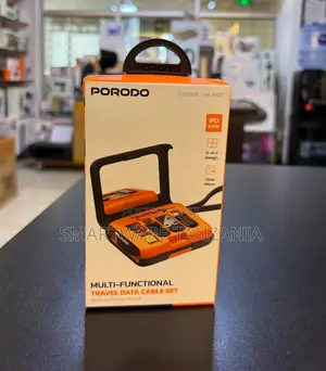 Porodo Multi Functional Travel Data Cable Set 60w Fast Charging Kit