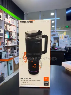 Porodo Hydrotunes Bluetooth Speaker Tumbler 1.2l Smart Mug