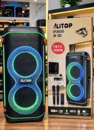 Alitop Party Speaker Dual Powerful Sound Jb-102 10000w