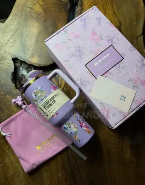 Stanley Loveshackfancy Floral Quencher Tumbler Gift Set Purple