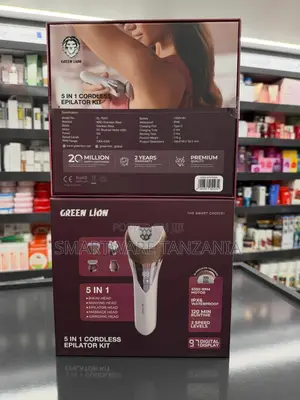 Green Lion 5 In 1 Cordless Epilator Kit Waterproof Grooming Set