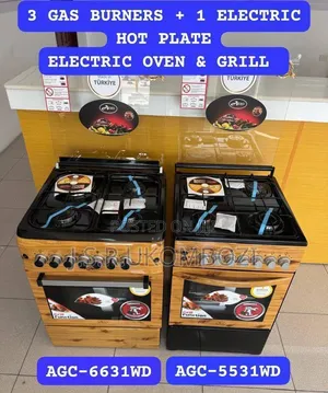 Aero 50cm X 50cm Gas Cooker 3 Gas Burner 1 Electric