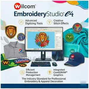 Wilcom Embroidery Studio E4 Designing + Digitizing