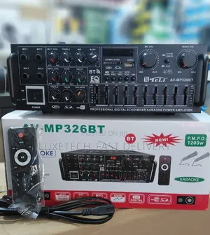 Teli Mp326bt Professional Digital Echo Mixer Karaoke Power Amplifier
