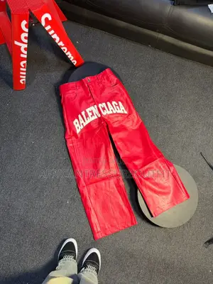 Balenciaga Leather Jeans Collection