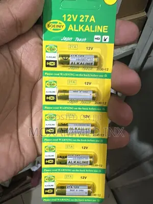 12v 27a Alkaline Battery Card 5pcs