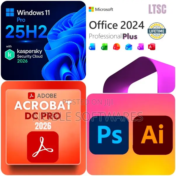 Windows 11 Pro 25h2 + Microsoft Office 2024 + Adobe Packages