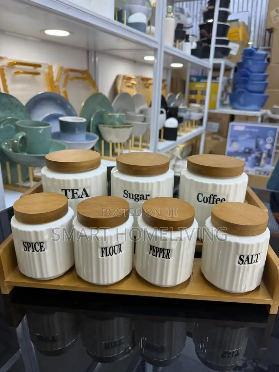 7 Piece Ceramic Kitchen Canister