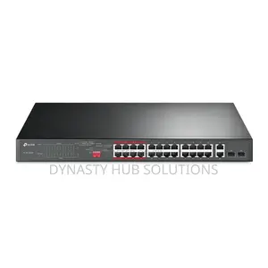 Tl-Sl1226p 24-Port 10/100 MBPS + 2-Port Gigabit Rackmount Switch