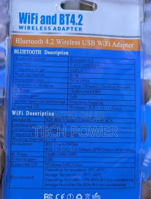 Wifi Bluetooth Adapter Dongle