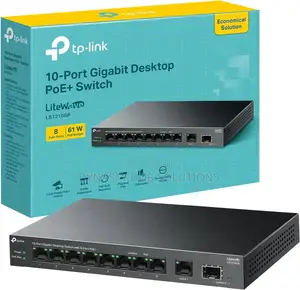 Ls1210gp 8 Poe Gigabit Desktop Switch