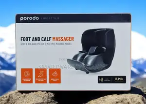 Porodo Foot And Calf Massager Machine Heat Air Compression
