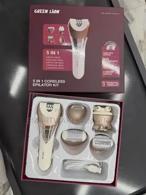 Green Lion 2 In 1 Epilator Shaver Hair Removal Device Kit