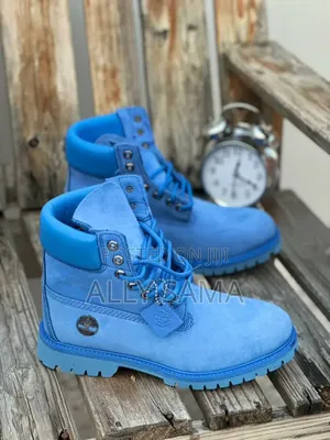 Timberland Boots Lightblue Color Heavy Material Leather