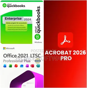 Intuit Quickbooks Enterprise 2024 + Microsoft Office 2021 + Acrobat