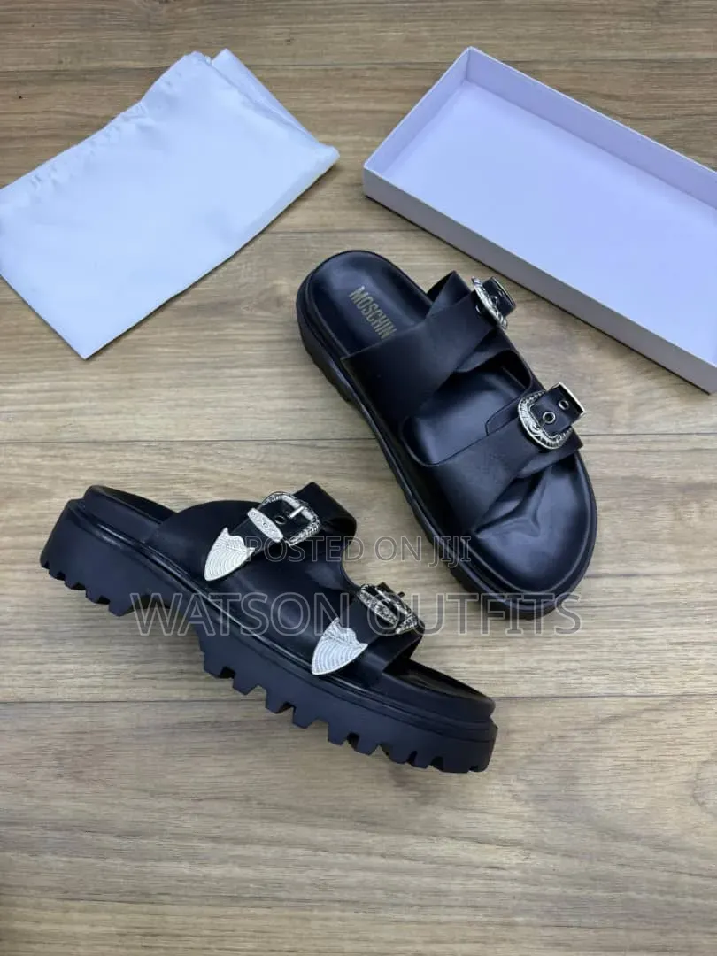 Men's New and Original Leather Sandals Tomford Zara Maschino Branded