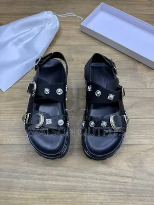 Men's New and Original Leather Sandals Tomford Zara Maschino Branded