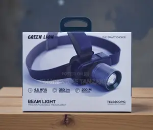 Green Lion Rechargeable Headlamp 350lm Led Beam Light Adjustable