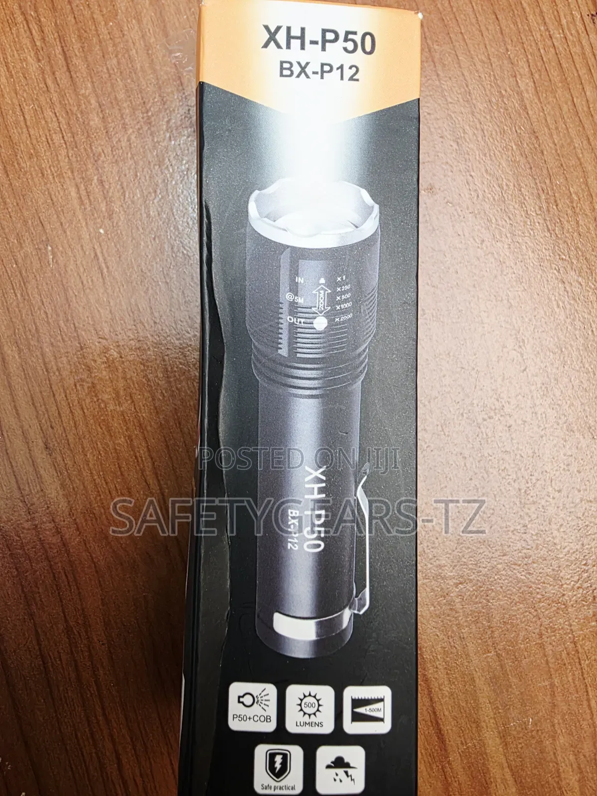 Mini Rechargeable Led Flashlight Bx-p12 Model.
