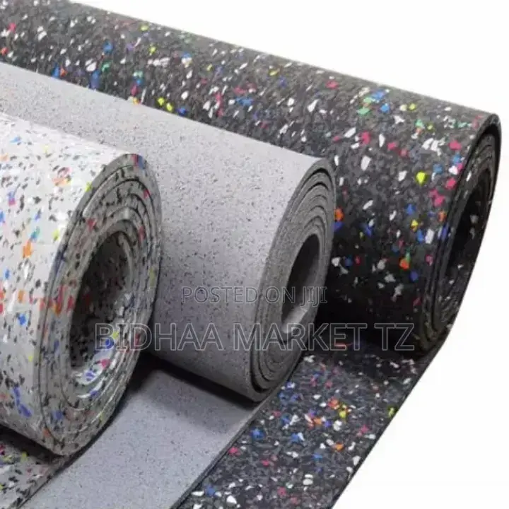 Commercial Rubber Gym Mats Roller 1meter×10meter.