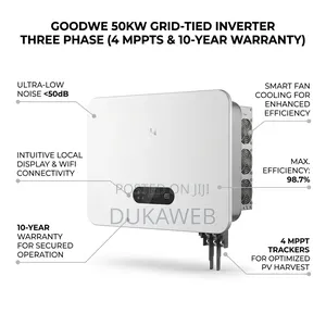 Goodwe 50kw Grid Tied Inverter – Three Phase – 4 MPPTS – Ai Afci 3.0