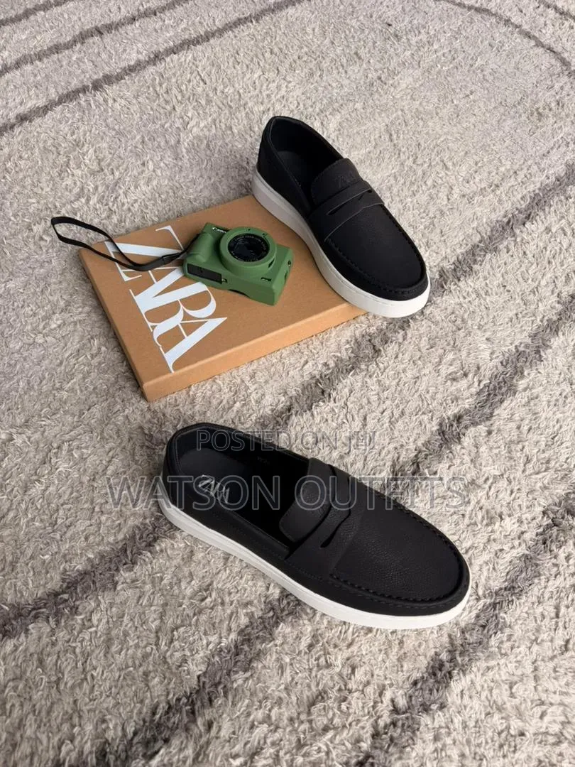 Men's Leather Shoes Zara Hotly Branded Materials Original Na Quality