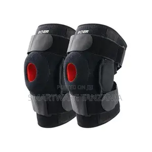 Boer Knee Brace Open Patella Red Sport Support Straps