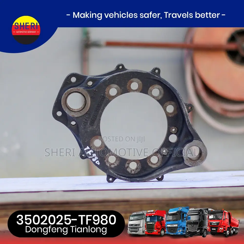 -Tf980 Dongfeng Tianlong Brake Base Plate Rear