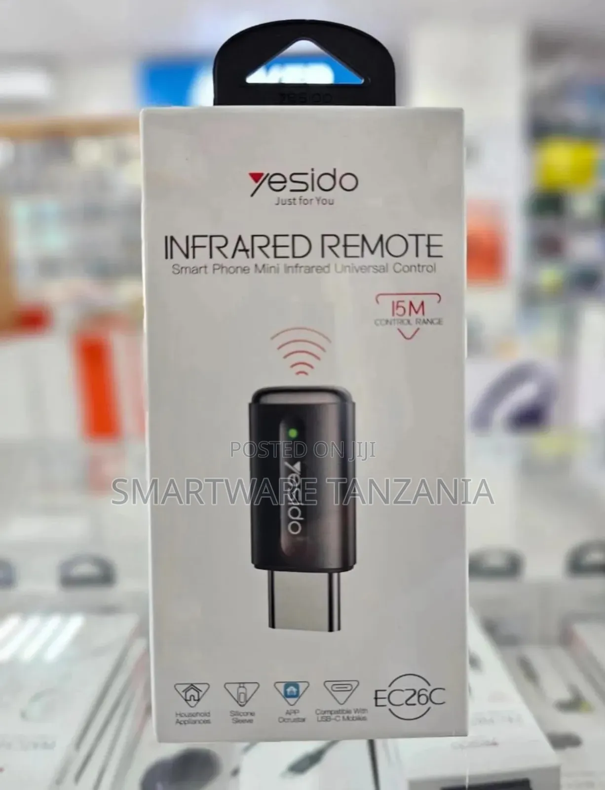 Yesido Ec26c Usb-c Infrared Remote Universal Phone Controller 15m