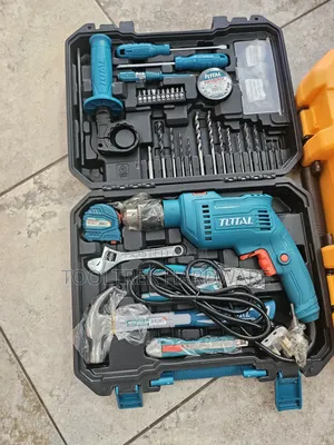Total 115-Piece Toolkit With 680w Impact Drill