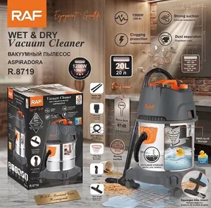 Raf Wet Dry Vaccum Cleaner 20l Steel Body