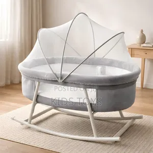 Baby Bassinet Crib With Canopy and Mosquito Net