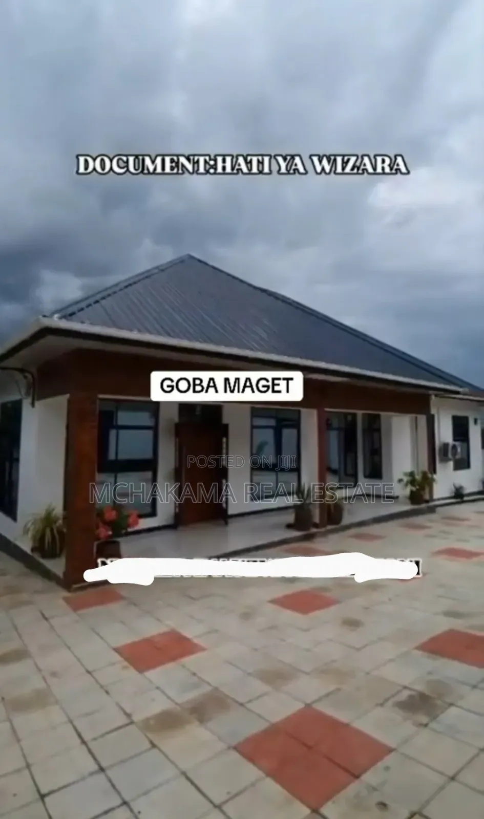 3bdrm House in Mchakama Real Estate, Goba for sale