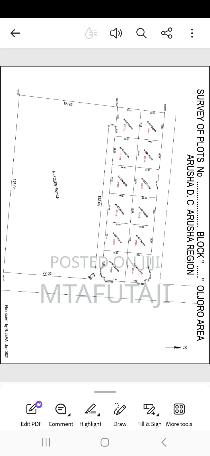 Viwanja Vinauzwa Oljoro Arusha