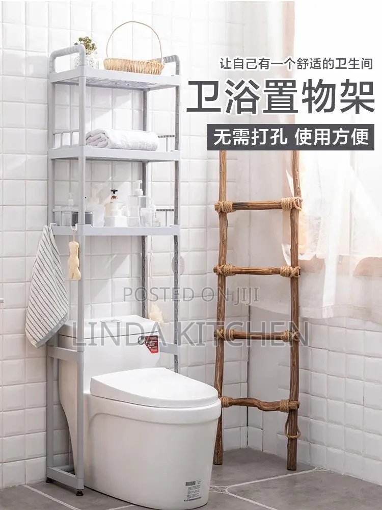 Plastic Toilet Rack/Bathroom Space Saver 174*48.5*26cm