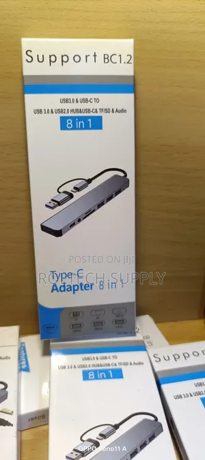 Type C Adapter 8 In 1