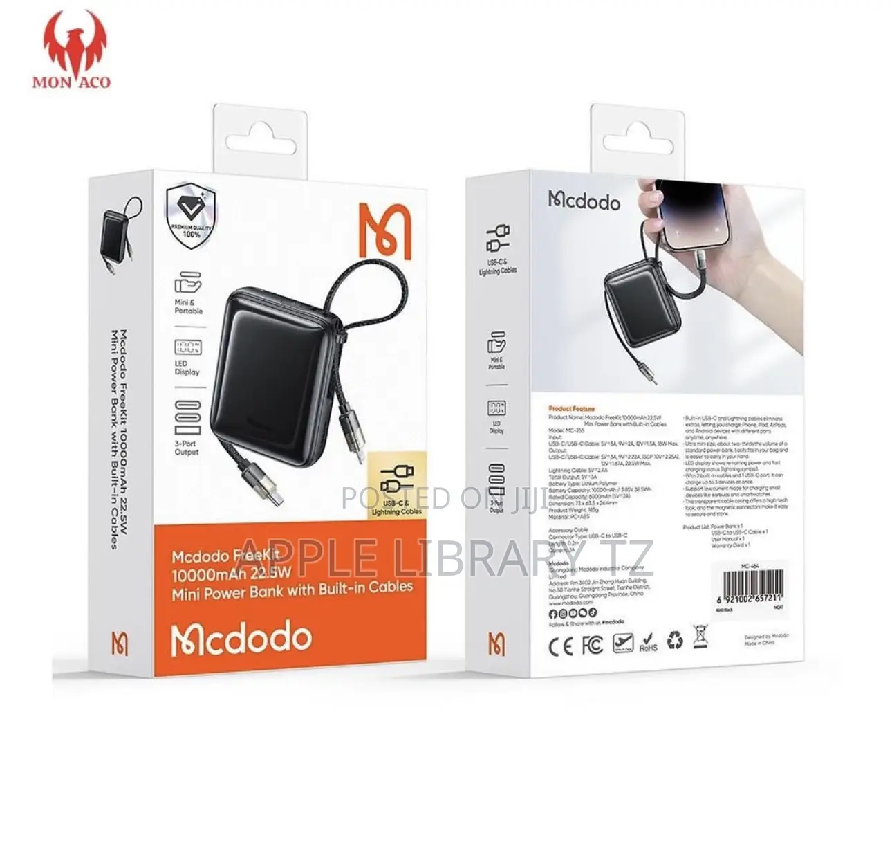 McDodo Powerbank Freekit