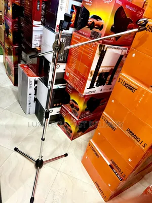 Professional Boom Microphone Stand With a Tripod Base