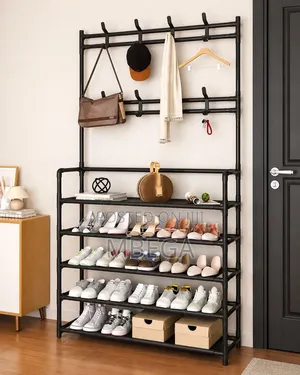 5- Layer Coat and Shoes Rack 80*29.5*172cm