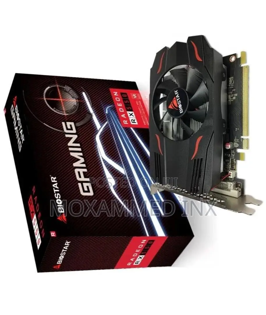 Graphics Cardamd Radion Rx 550 Gb4+ Ram 8gb