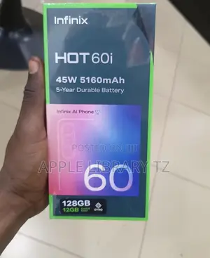 New Infinix Hot 60i 128 GB Black