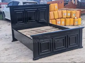Kitanda Cha Mbao Imara