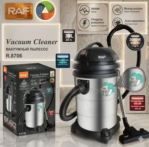 Raf R.8706 30l 3000w Wet Dry Vacuum Cleaner Low Noise Use