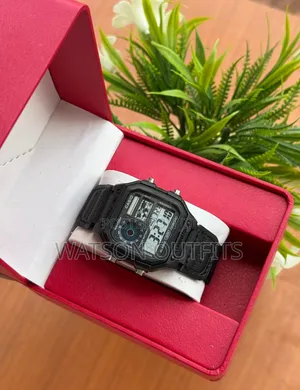 Men's New Watches World Time Casio New Model Leather Straps Smart