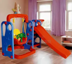 Baby Swing With Slides and Basketball Ring